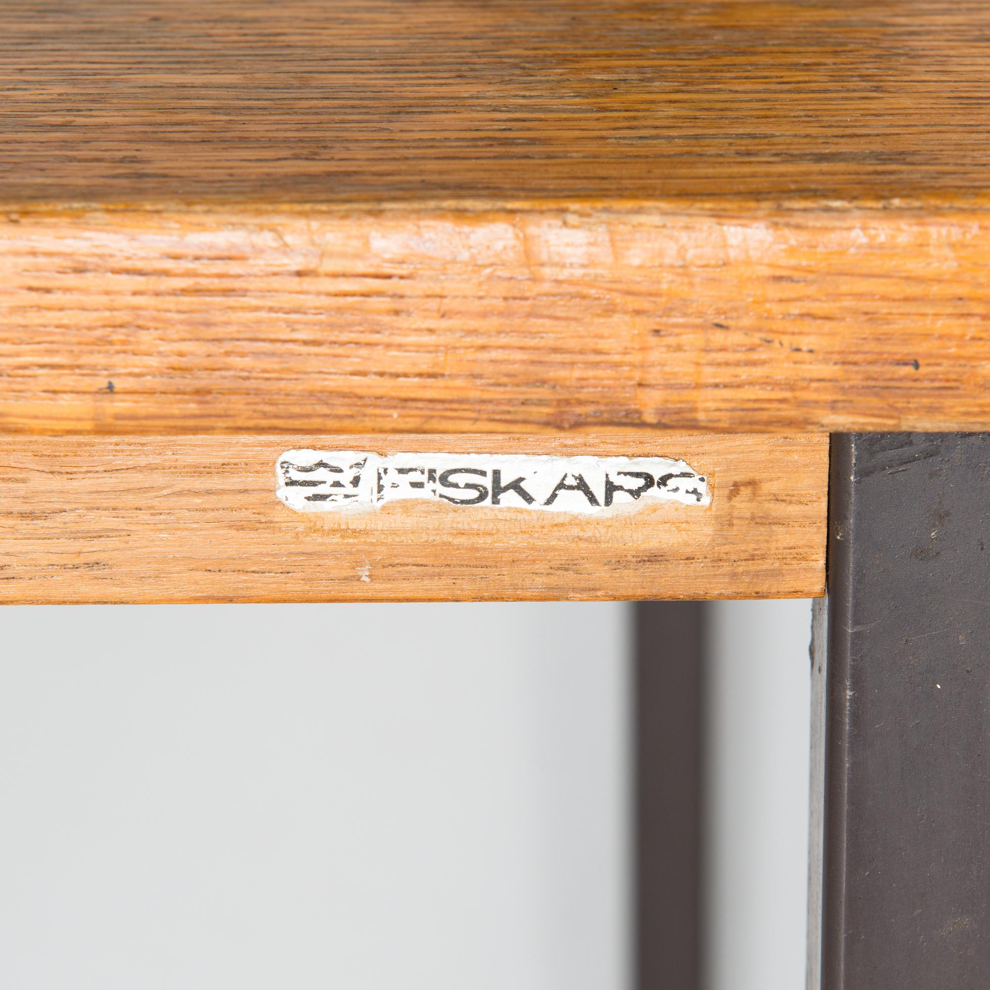A 1960s table manufactured by Fiskars, Finland.