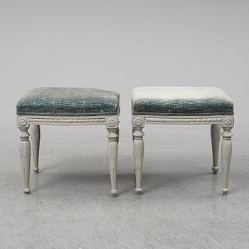 A late 18th Century Gustavian stools.