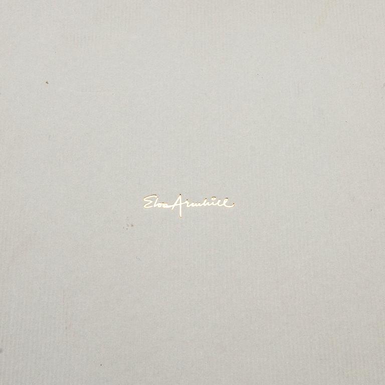 Elon Arenhill, collier, odlade pärlor och hänge i 18k guld med safir och diamant.