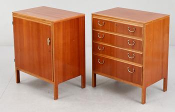 HURTSAR, 2 st, Futuraserien, David Rosén för Nordiska Kompaniet, 1950/60-tal.