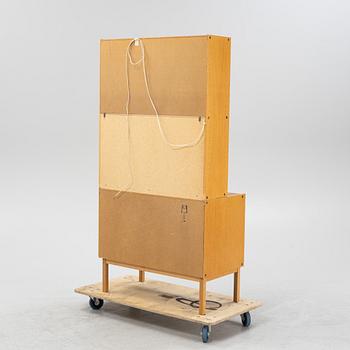 Bertil Fridhagen, a bookcase with barcabinet, Bodafors, Sweden, 1960's.