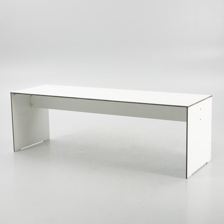 Conmoto, table and a pair of benches, "Riva".