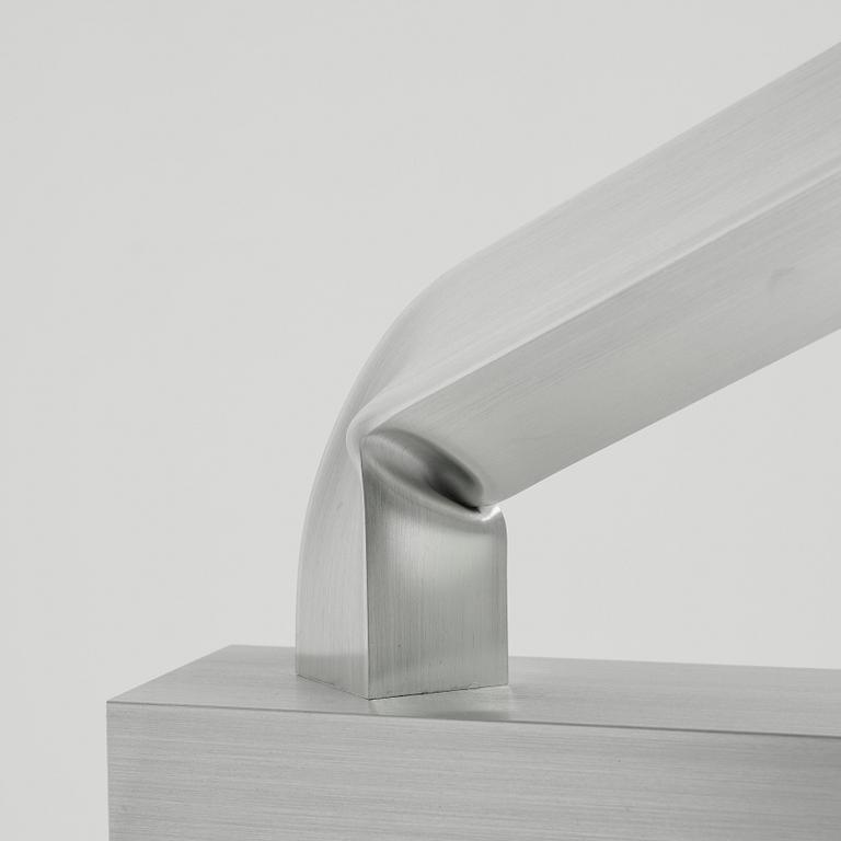 David Taylor, bordslampa, unik, "Aluminium Table Lamp #2", Studio Mellösaverken, Sverige, 2025.