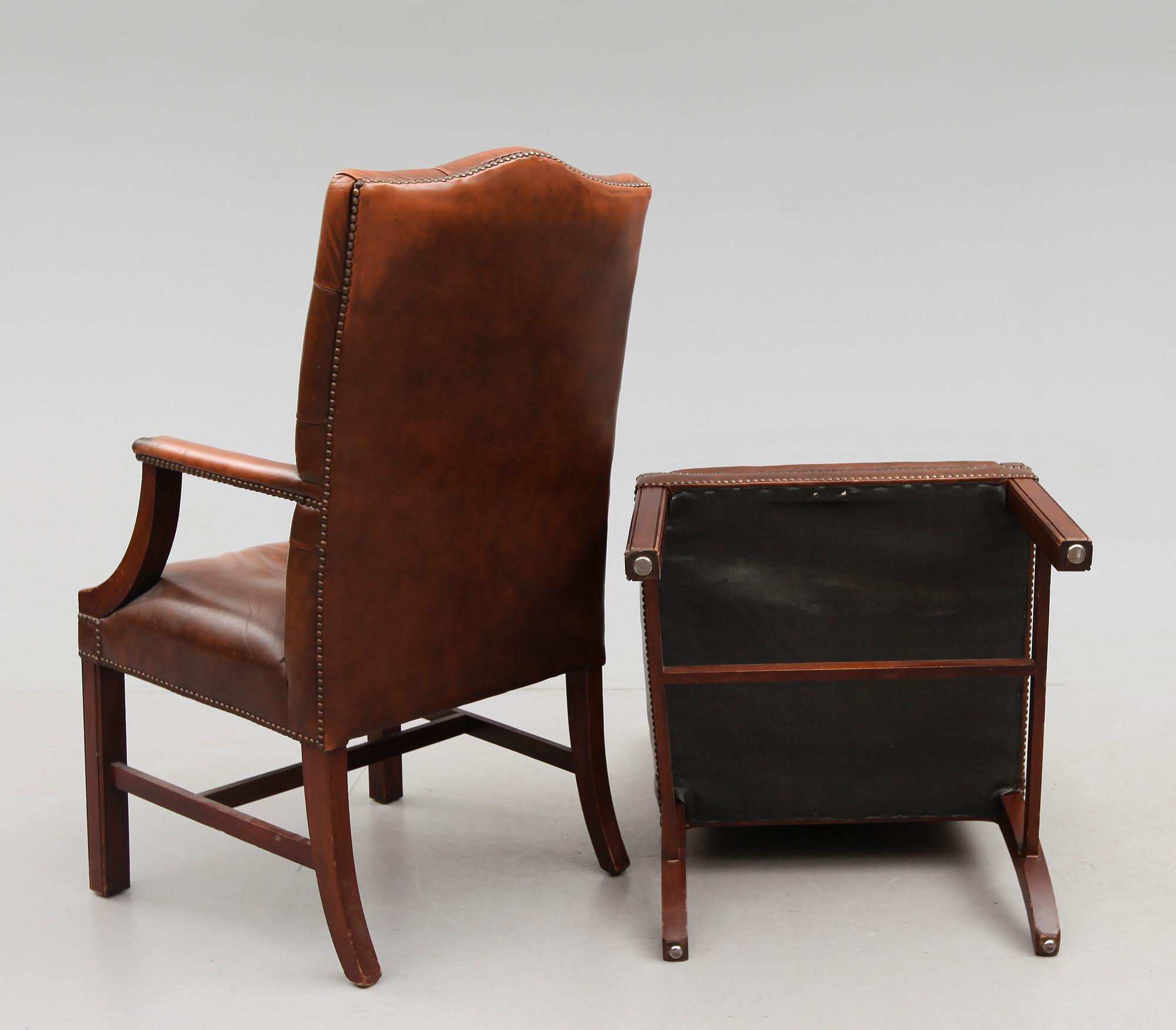 KARMSTOLAR, 1 par, 1900-talets andra hälft.