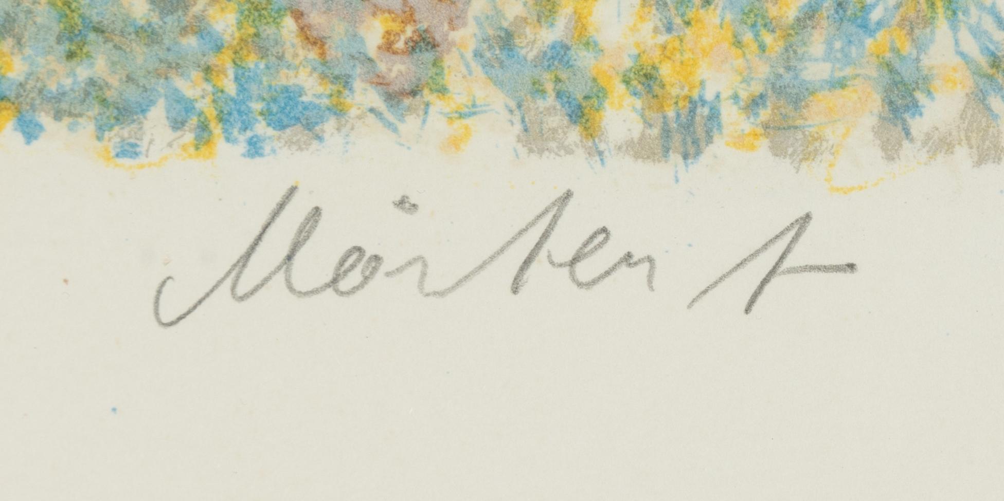 Mårten Andersson, Fiddler and cows in front of a house.