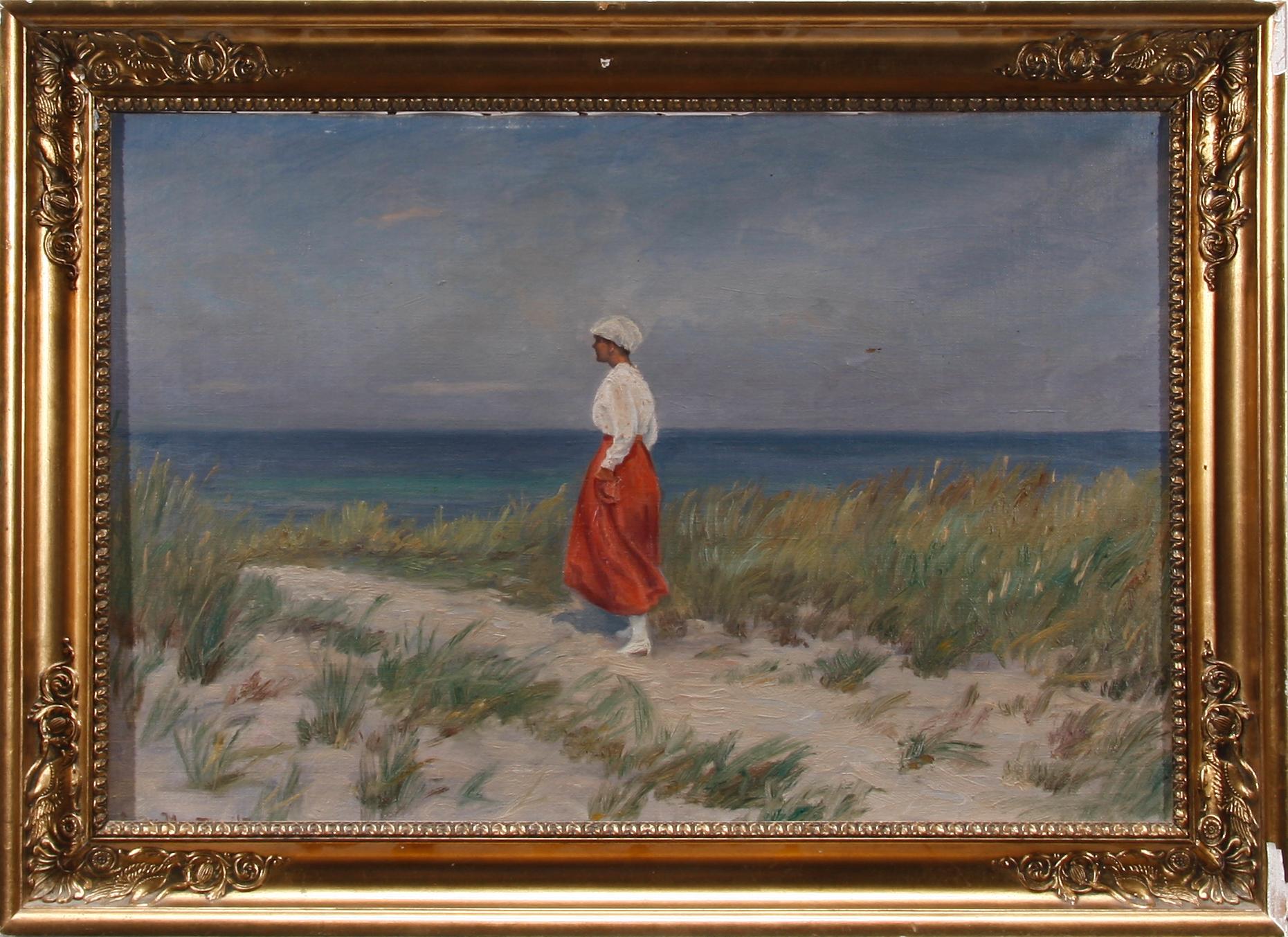 LUDVIG, MÖGELGAARD, olja på duk, sign o dat Tisvilde 1917.