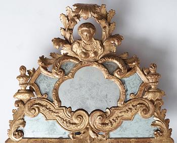 SPEGEL, barock, omkring år 1700.