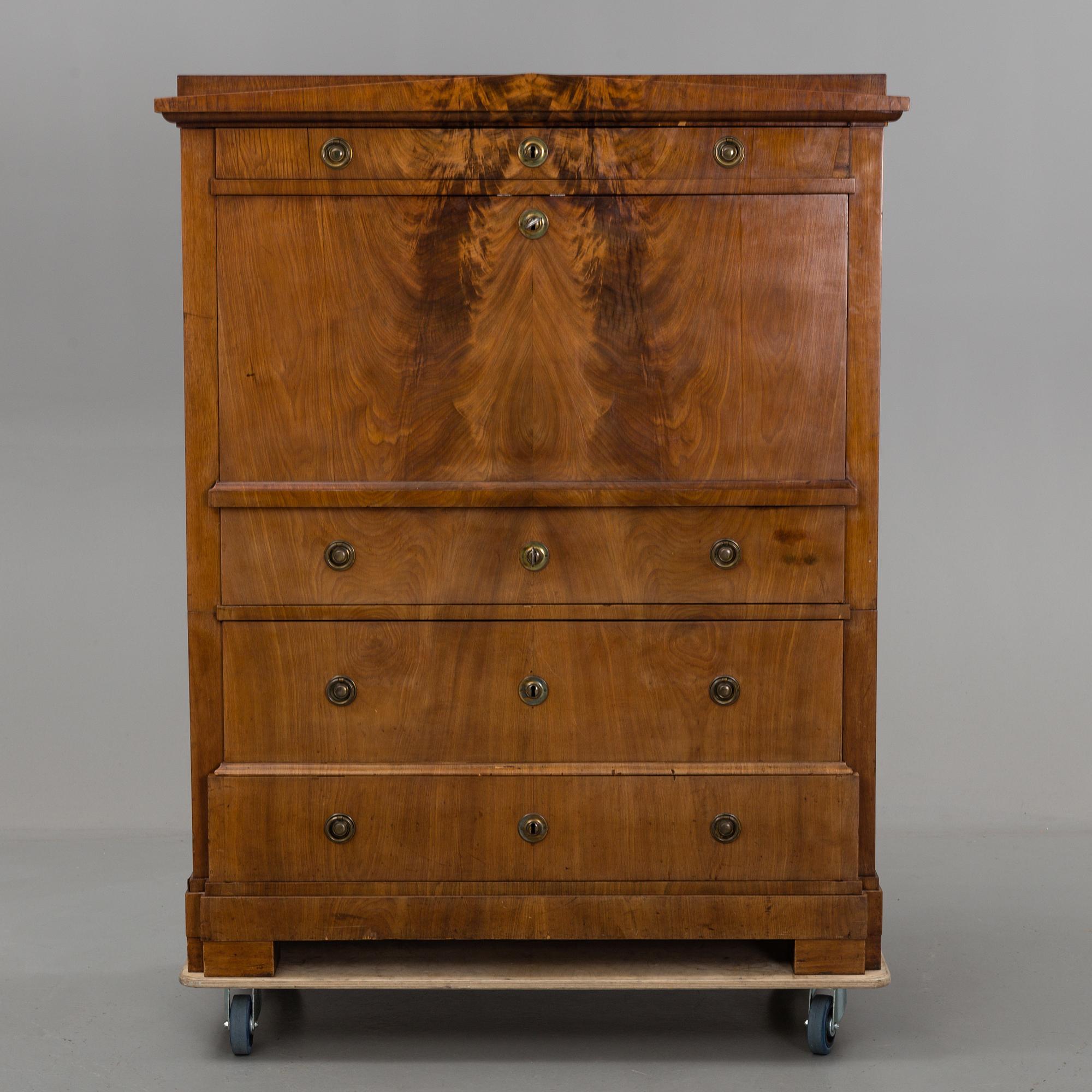 An Empire secretaire, Stockholm, first half of the 19th century.