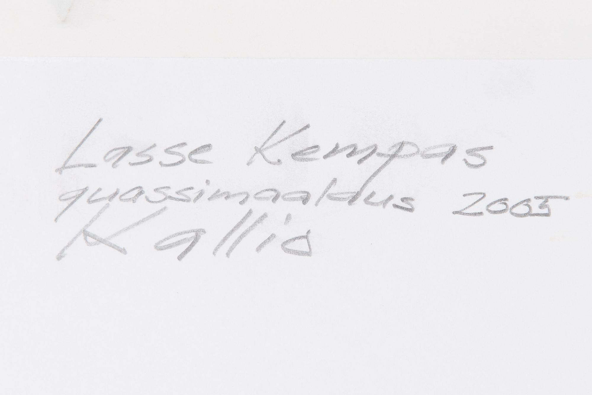 Lasse Kempas, ‘Cliff’.