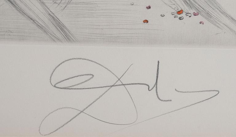 Salvador Dalí,  "Le Vieil Hippie", From Hippies.