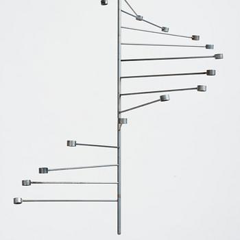 Poul Kjaerholm, a "PK 101" chandelier for E Kold Christensen, Denmark post 1956.