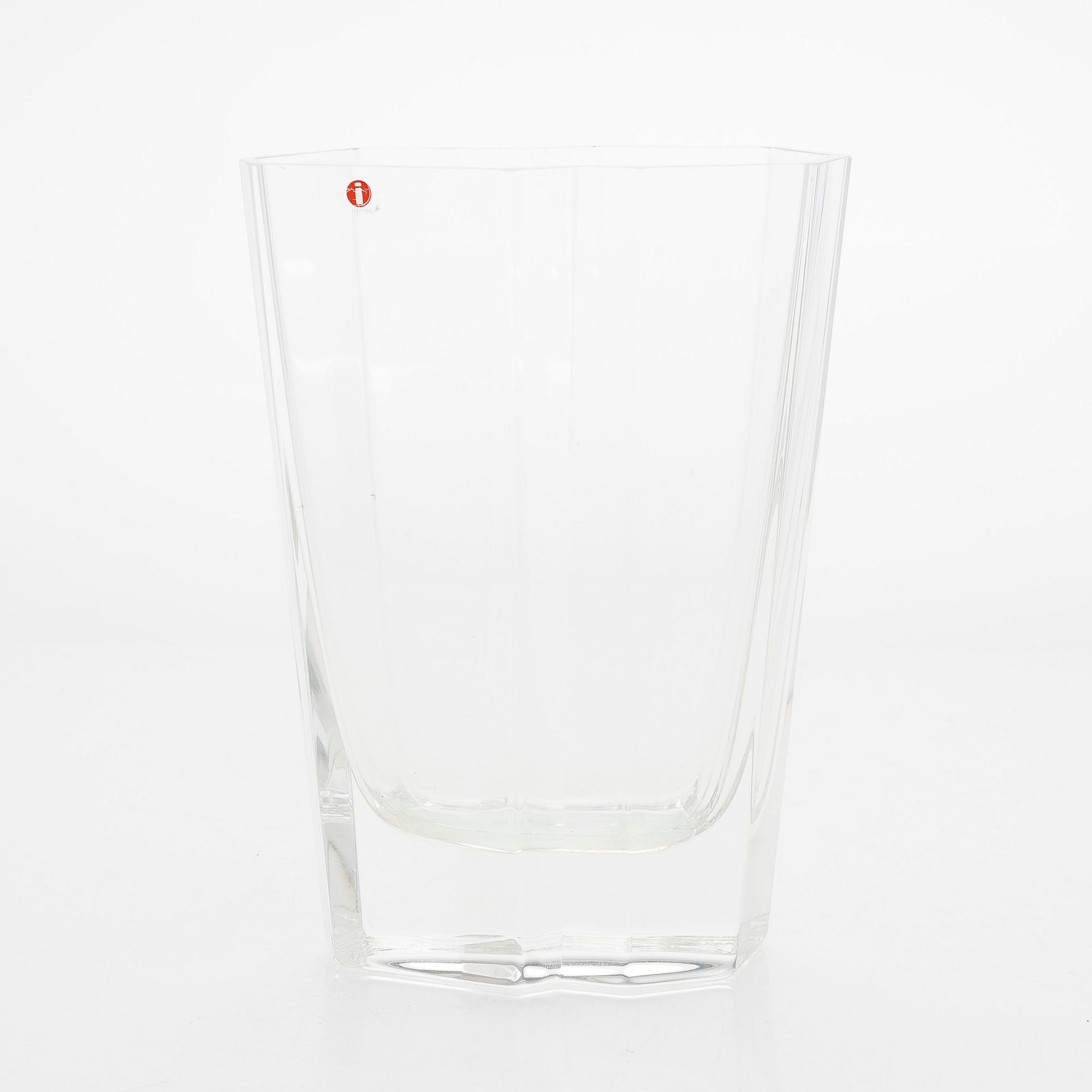 Tapio Wirkkala, vas, signerad Tapio Wirkkala Iittala 1963.