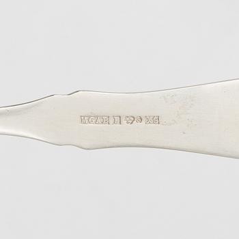 Eric Löfman, A 51-piece silver flatware set, 'Uppsala', Mema, Sweden, 1971-1999.