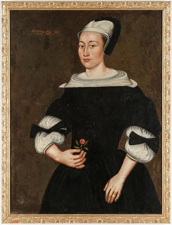 OKÄND KONSTNÄR, olja, daterad 1680.