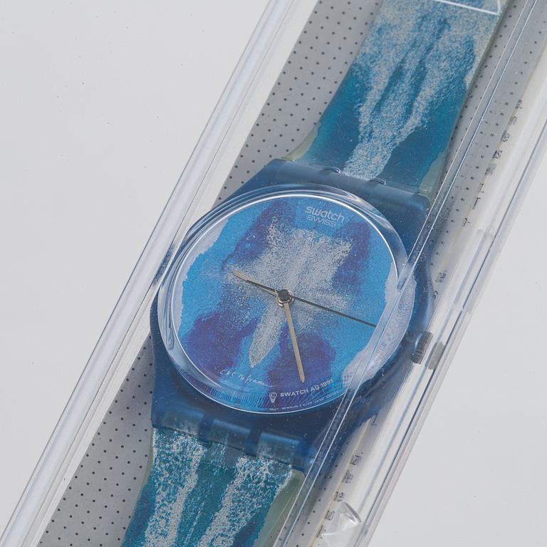 Swatch, Horizon, Cherif & Silvie Defraoui, wristwatch 34 mm.