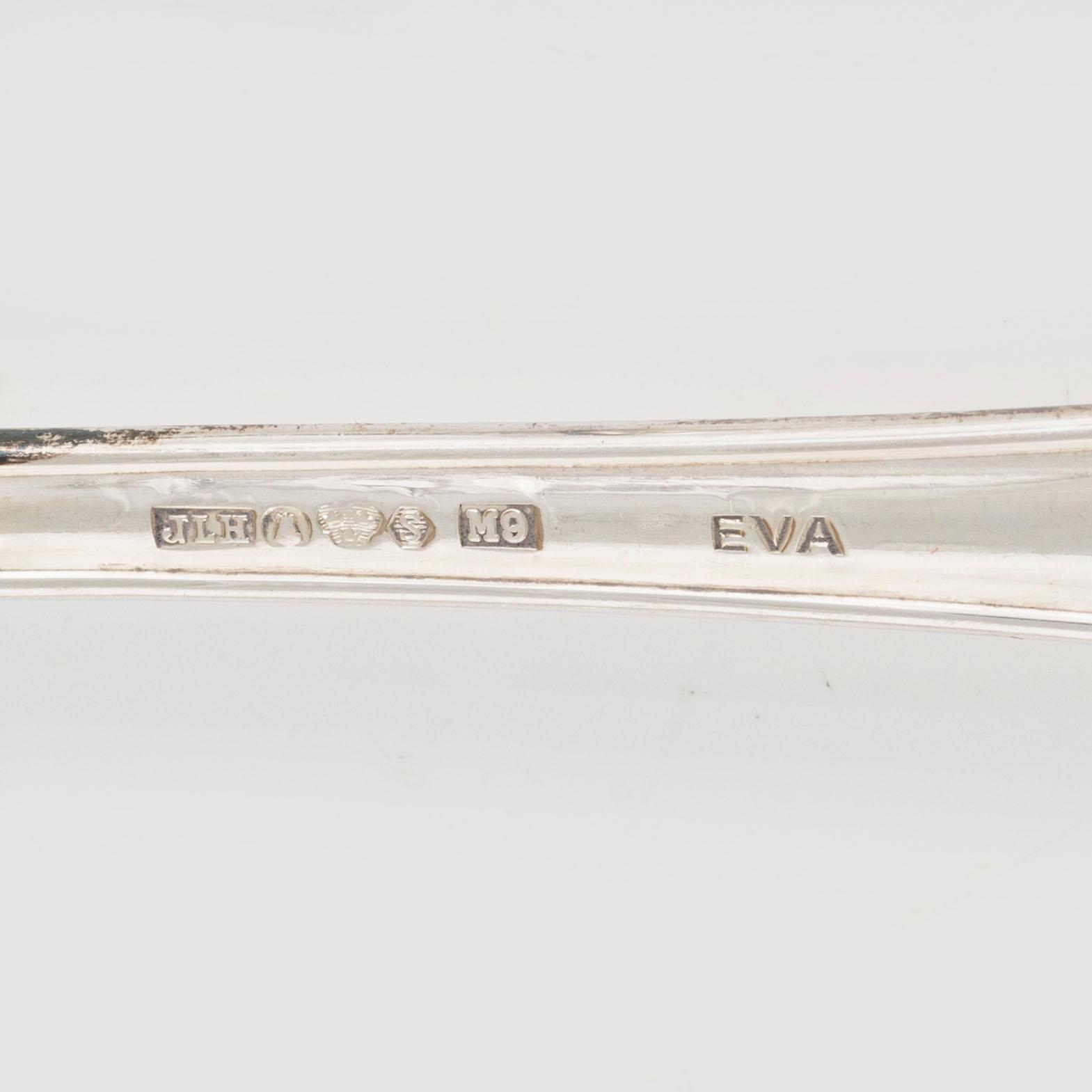 Bestickservis, 20 st, silver, Mema (Eskiltuna) och JLH (Lund) 1962-1989.
