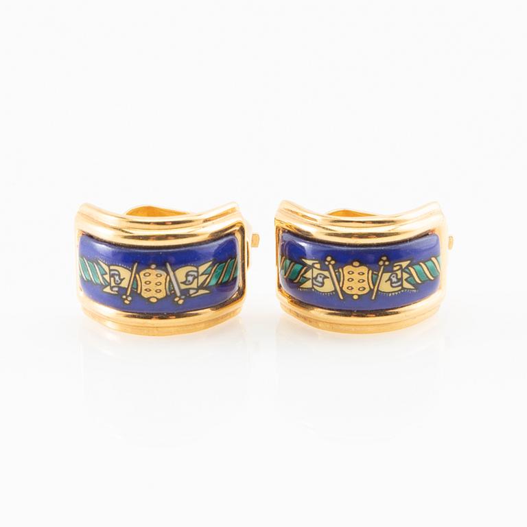 Hermès, Twilly "Eperon d'Or Cut" samt clips.
