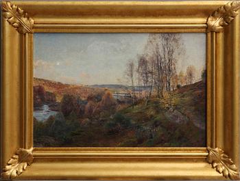 OLOF KRUMLINDE, olja på duk, sign.