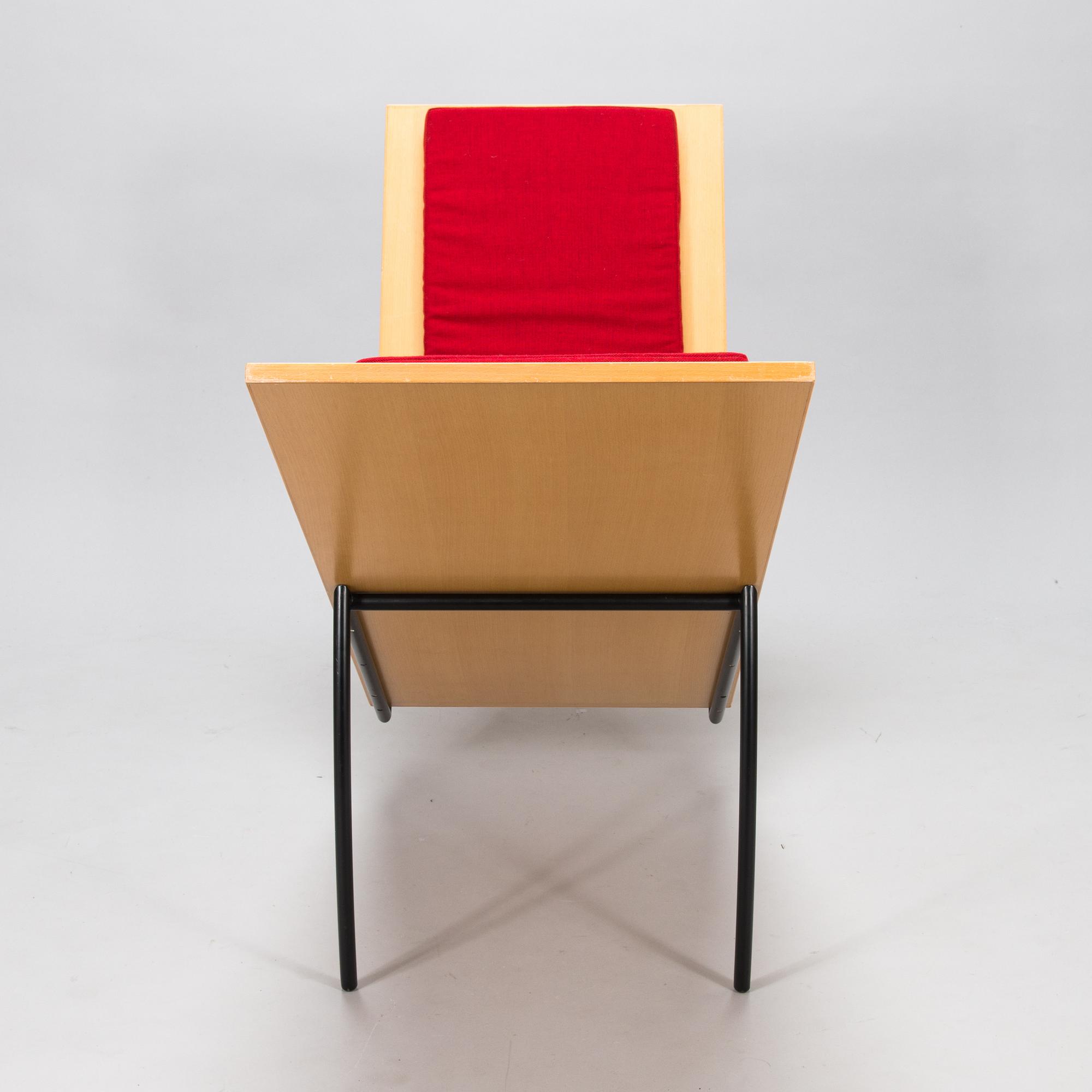 Anne Jaakkola, prototyp fåtölj, Kawase Mokko 1993.