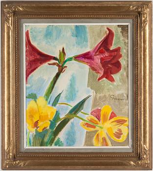 ISAAC GRÜNEWALD, oil on panel, signed Grünewald.