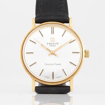 ARMBANDSUR, guld,  Tissot, 'Seastar Seven', 1900-talets andra hälft.