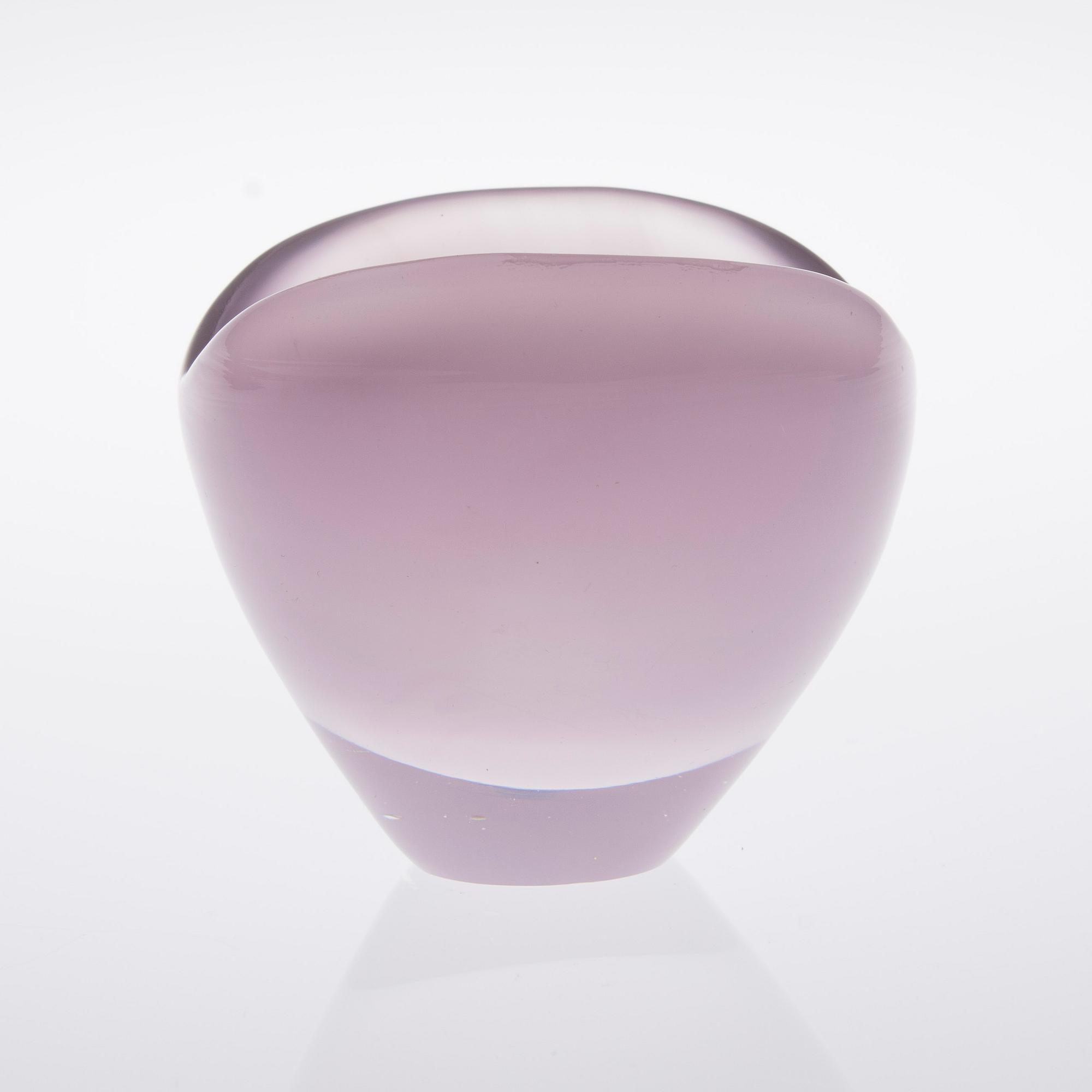 SKÅL, glas, "Hauen leuat" 3111, signerad K. Franck Iittala.