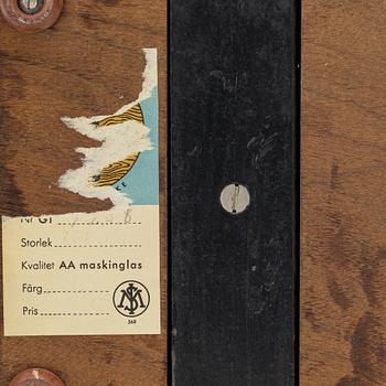 Bordsspegel, Swedish Modern, Glas & Trä, Hovmantorp, 1940-/50-tal.