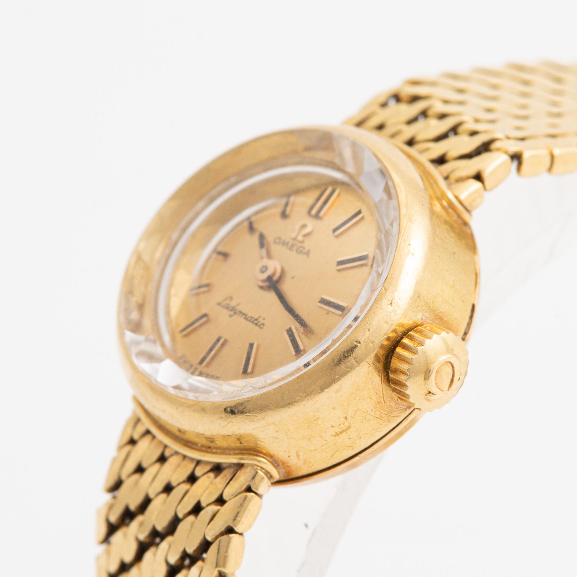 Omega, Ladymatic, wristwatch, 18 mm.