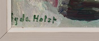 AGDA HOLST, signed painting.