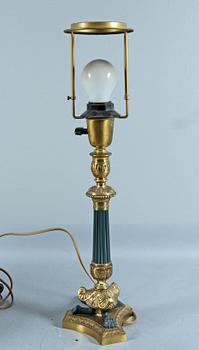 BORDSLAMPA, empirestil, 1900-tal.