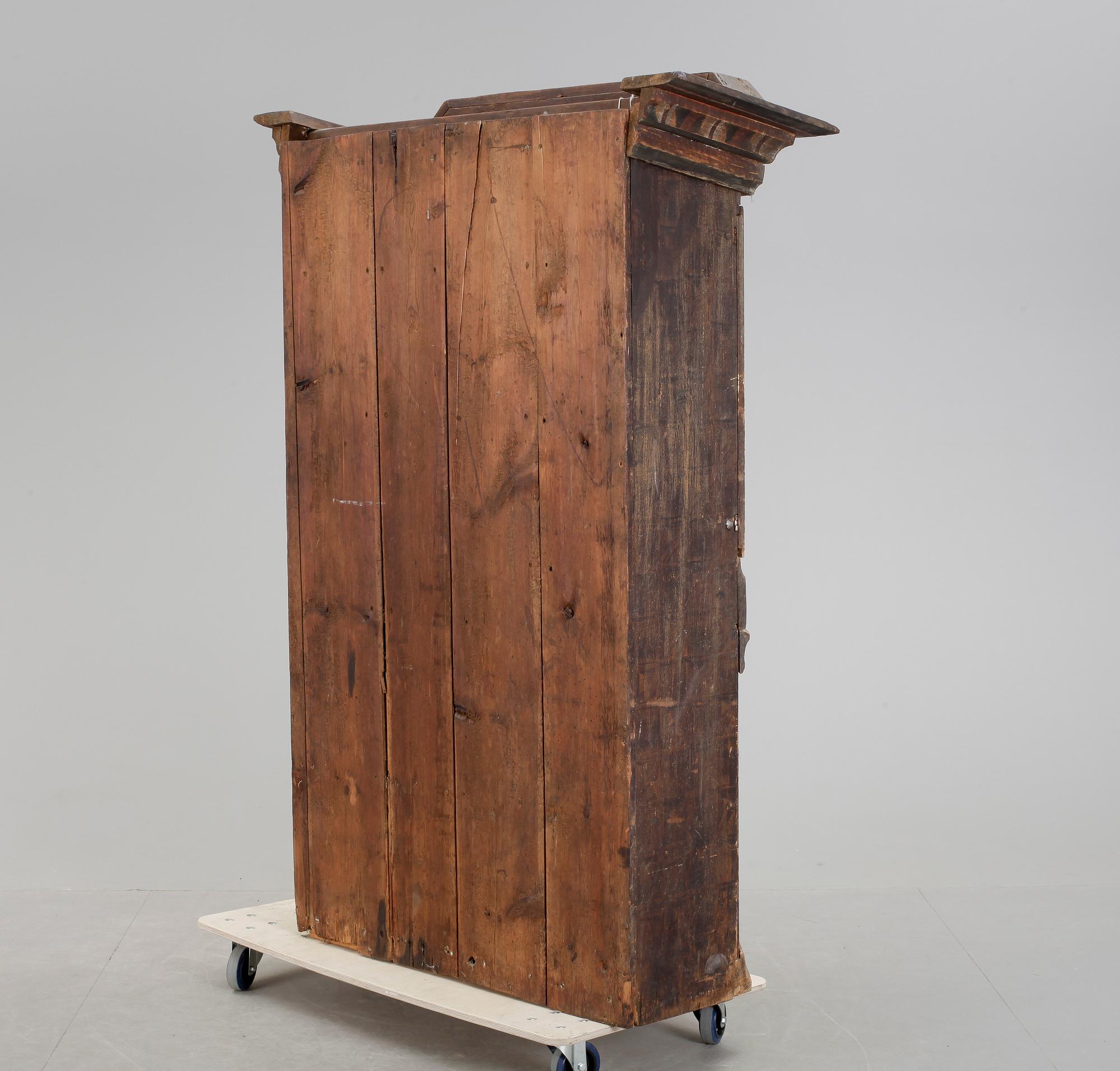 SKÅP. Allmoge, märkt 1792.