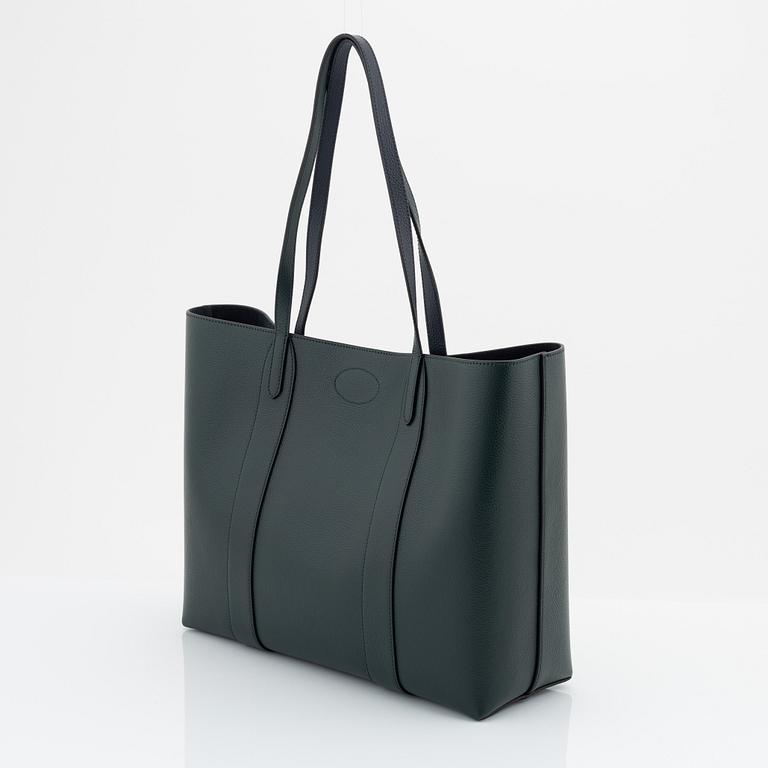 Mulberry, 'Bayswater Tote' in Green Small Classic Grain.