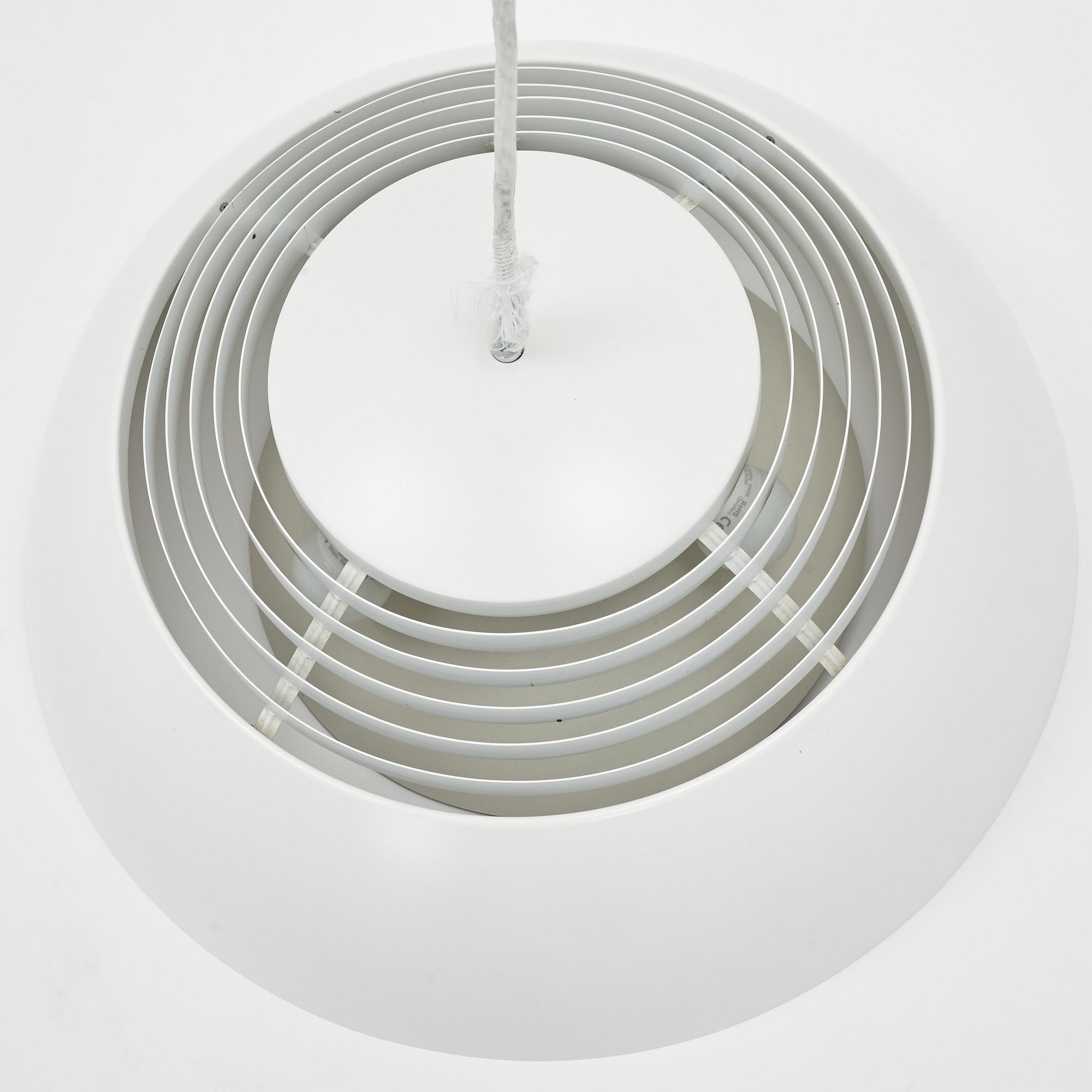 Arne Jacobsen, an 'AJ Royal Pendel' ceiling lamp, Louis Poulsen, Denmark.