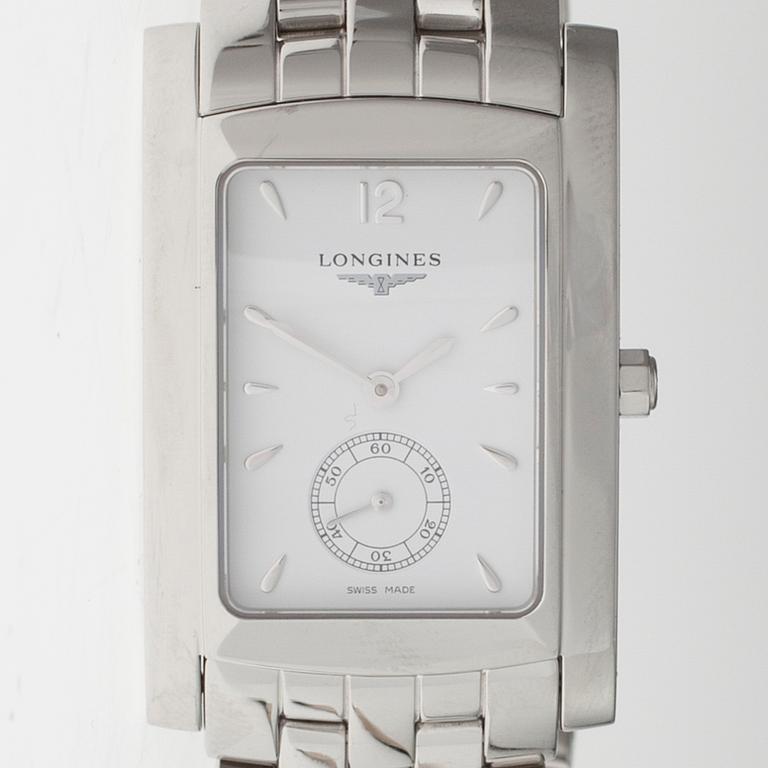 ARMBANDSUR, dam, stål "DolceVita" Longines. 2012. Originallåda, garantiekort, instruktioner.