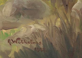 ALEXANDER WILHELMS, olja på duk, sign. och dat. 1927.