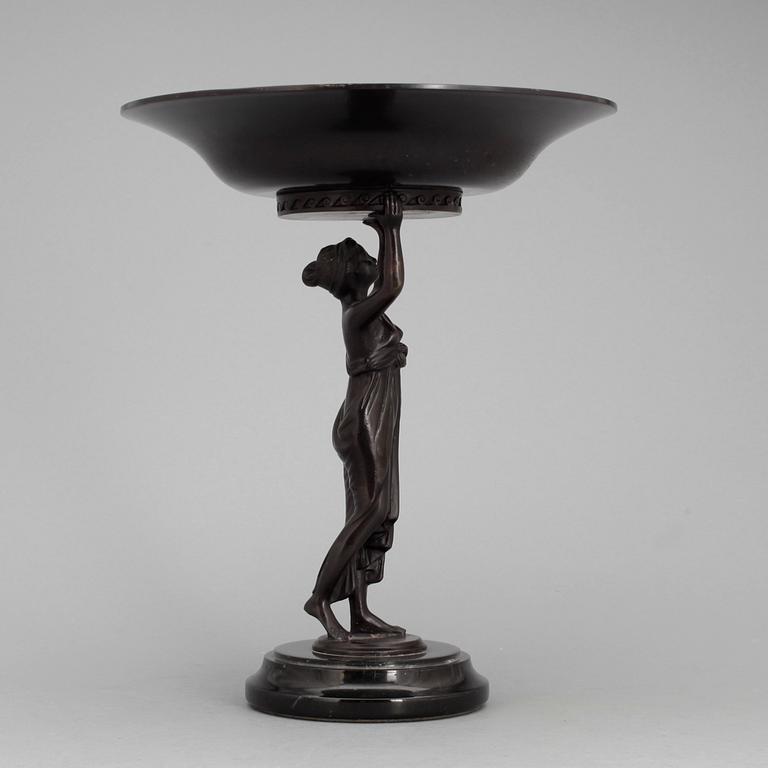 UPPSATSSKÅL, brons, 1900-talets första hälft.