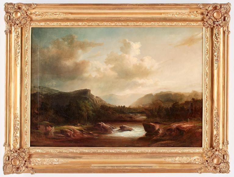 FRANS JOHAN ROSELLI, tillskriven, olja på duk, sign Roselli.