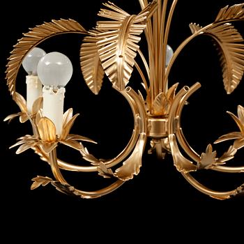A ceiling lamp, second half of the 20th century, hight ca 60 cm.