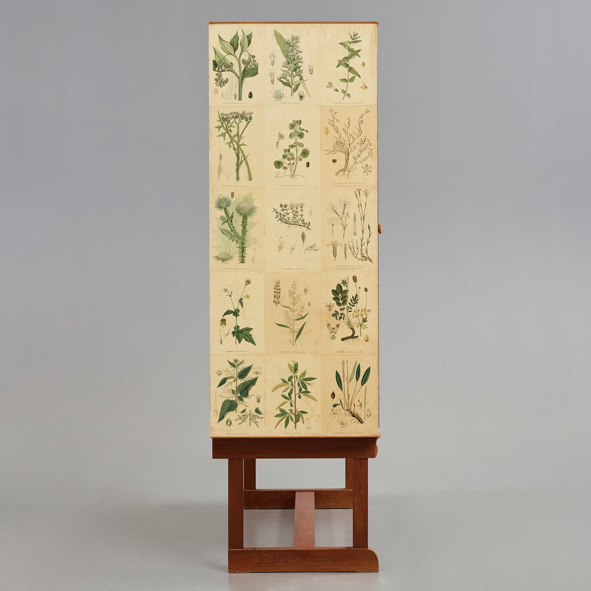 Josef Frank, a 'Flora' cabinet, Svenskt Tenn, Sweden probably 1950's, model 852.