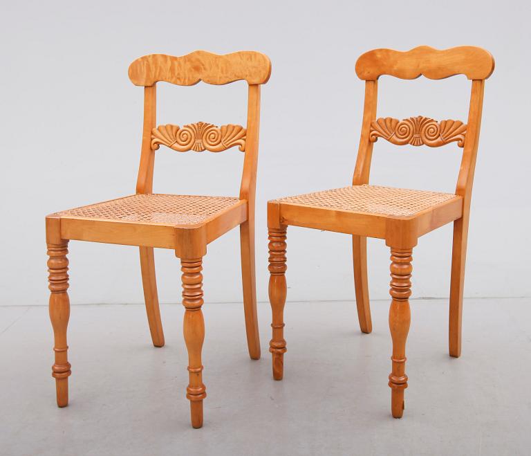 STOLAR, 11 st, Biedermeier, 1800-talets andra hälft.