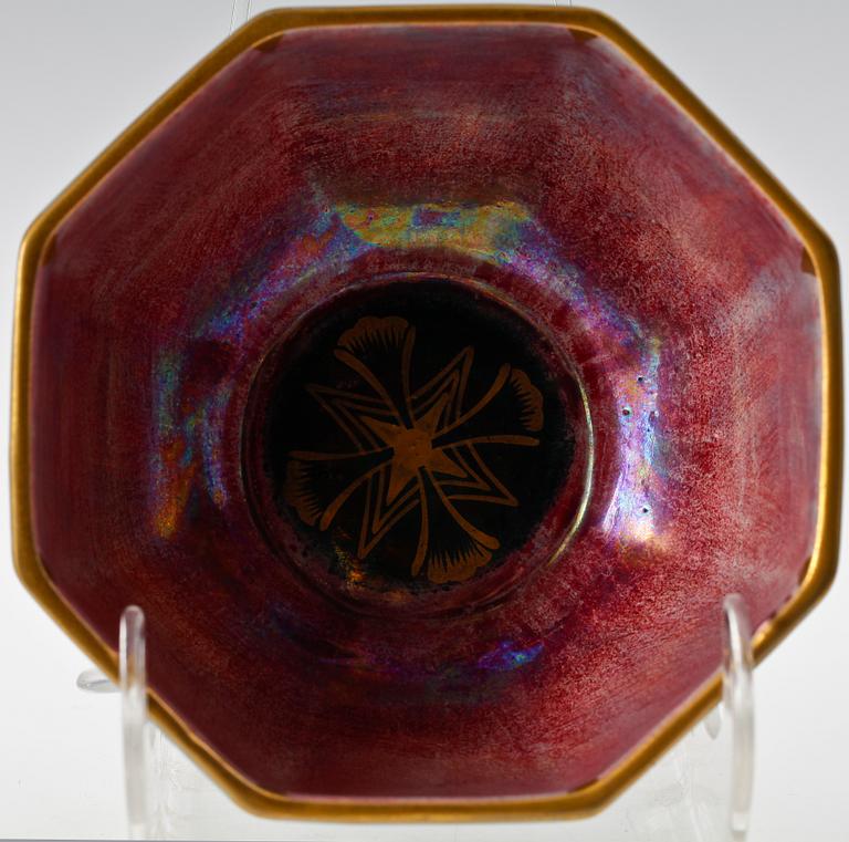 SKÅL, porslin, Josef Ekberg, Gustavsberg. Dat 1929.