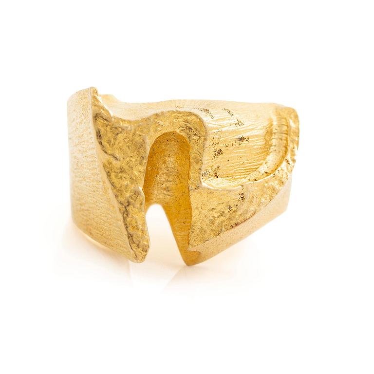 Björn Weckström, a ring, 18K gold, Finland 1979. For Lapponia.