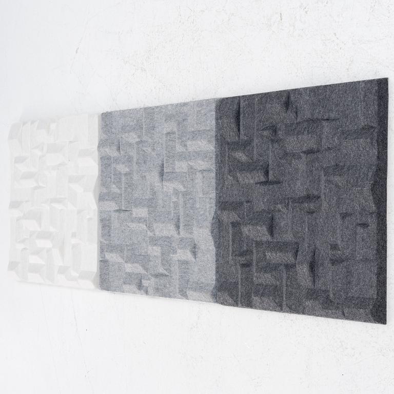 Claesson Koivisto Rune, three 'Village' acoustic panels, Offecct, 2009.