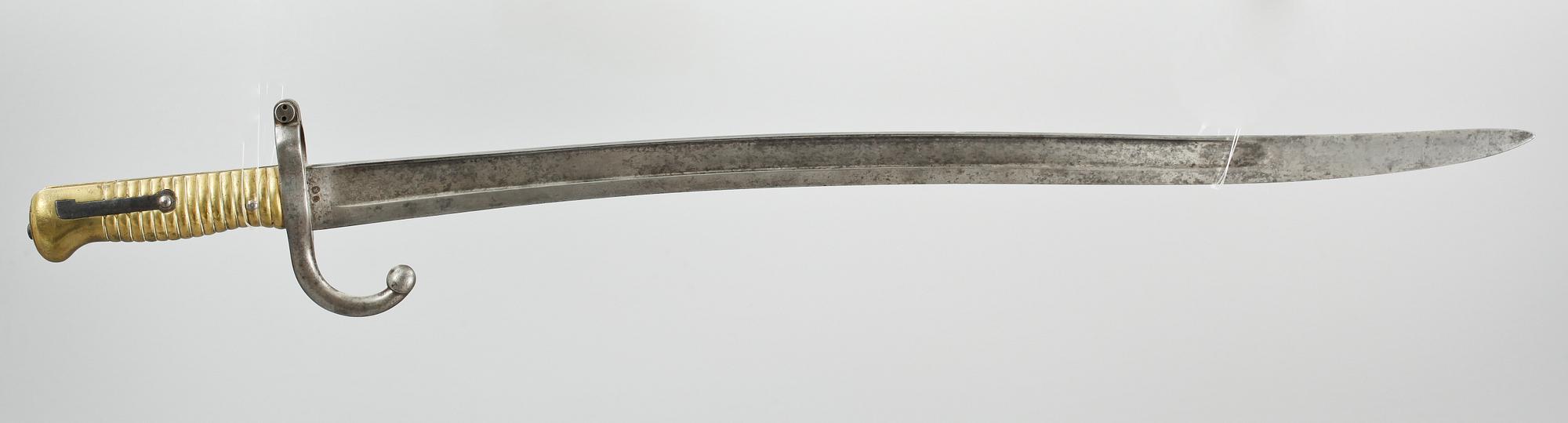 BAJONETTER, ett par, metall, 1800-tal.