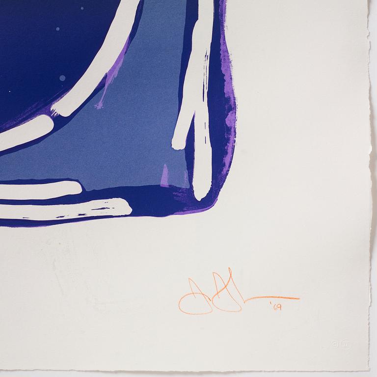 Jasper Johns, "Figure 9", ur "Color Numeral Series".