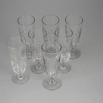 GLAS, 7 st, tidigt 1900-tal.