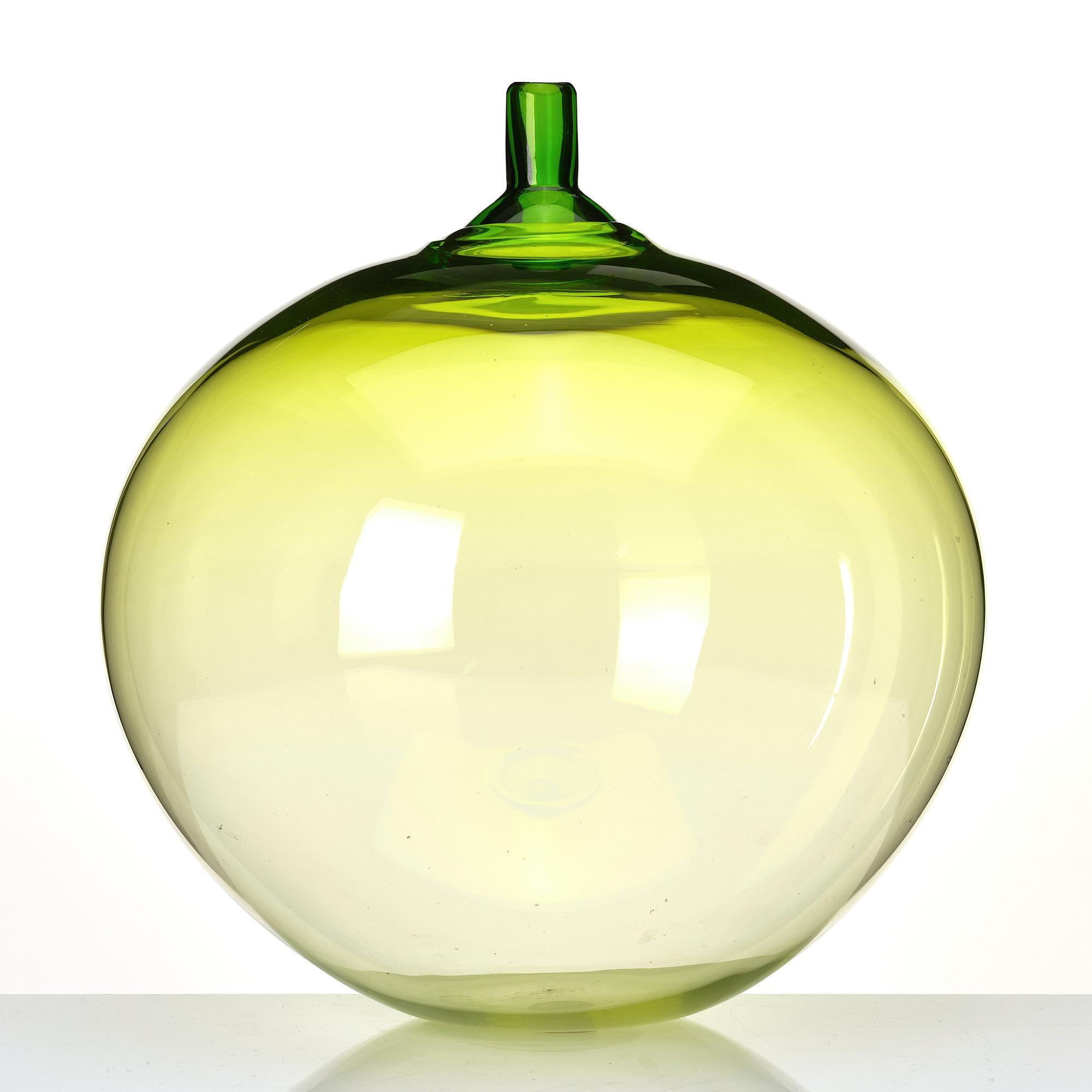 Ingeborg Lundin, vas, "Äpplet", Orrefors.