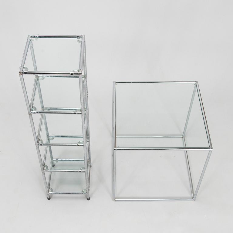 Poul Cadovius, shelf and side table ‘Abstracta’ 1970s.