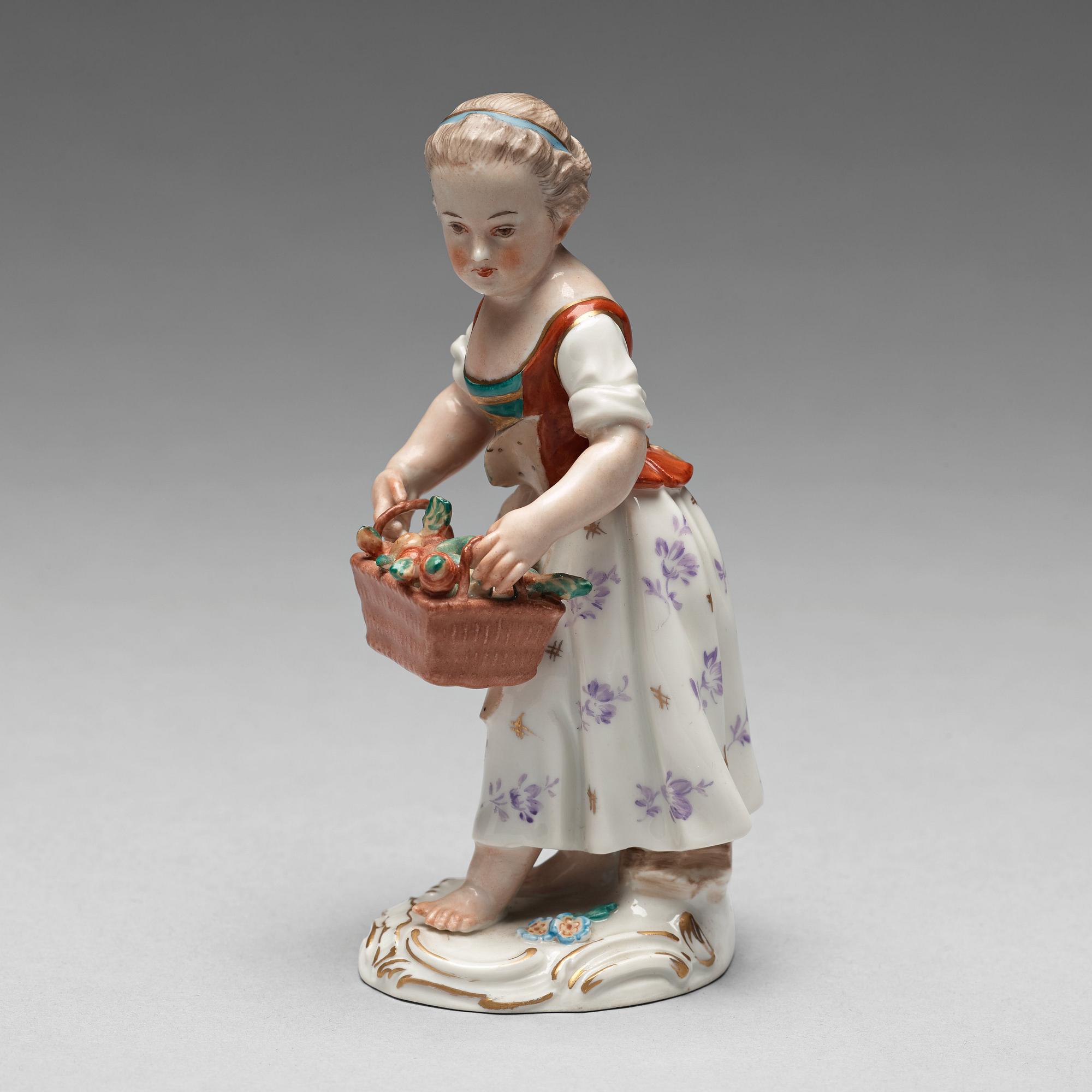 FIGURIN, porslin. Meissen, 1900-tal.