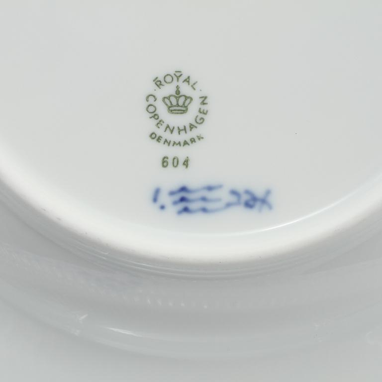 DJUPA TALLRIKAR, 14 st, porslin. "Princess", Royal Copenhagen, 1900-tal.